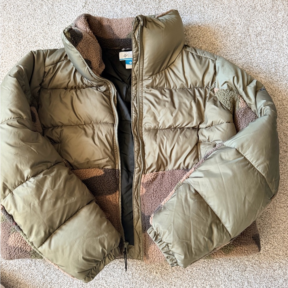 Columbia Camo Puffer Jacket